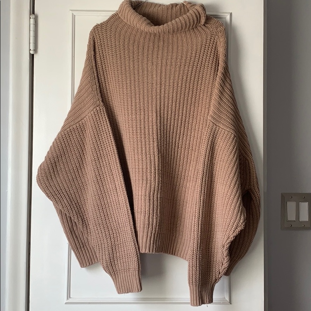Free people oversize chunky sweater